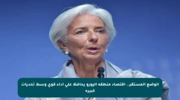 الوضع المستقر.. اقتصاد منطقة اليورو يحافظ على أداء قوي وسط تحديات كبيرة